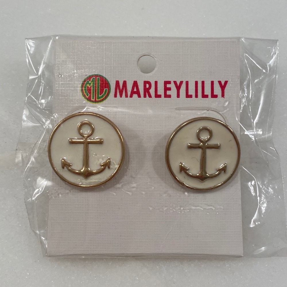 Anchor earrings